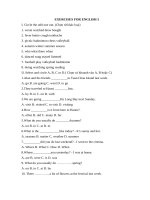 ÔN tập TIẾNG ANH 5 CHUẨN bị vào lớp 6 