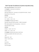 Tải Giải bài tập trang 104 SGK Hóa lớp 9: Thực hành: Tính chất hóa học của phi kim và hợp chất của chúng - Giải Hóa 9 bài 33: Thực hành: Tính chất hóa học của phi kim và hợp chất của chúng