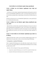 Tải Cách kiểm tra tài khoản ngân hàng Agribank - Kiểm tra số dư tài khoản Agribank