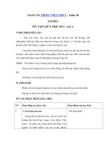 Tải Giáo án Tiếng Việt 5 tuần 10: Ôn tập giữa học kì 1 - Tập đọc - Giáo án Tập đọc lớp 5