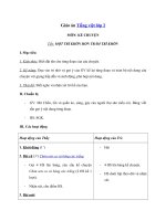 Tải Giáo án Tiếng Việt 2 tuần 22: Kể chuyện - Một trí khôn hơn trăm trí khôn - Giáo án Kể chuyện lớp 2