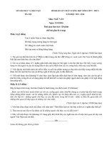 Tải Đề thi thử vào lớp 10 môn Ngữ văn năm 2016 Sở GD&ĐT Hà Nội - Đề thi thử vào lớp 10 môn Ngữ văn Sở GD Hà Nội có đáp án