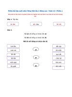 Tải Phiếu bài tập cuối tuần Tiếng Việt 1 nâng cao Tuần 10 Phiếu 1 - Đề kiểm tra Tiếng Việt cuối tuần lớp 1 Sách Kết nối tri thức với cuộc sống