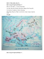 Tải Tập bản đồ Địa lý lớp 7 bài 51: Thiên nhiên châu Âu - Tập bản đồ Địa lí 7