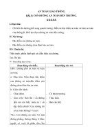 Tải Giáo án an toàn giao thông lớp 3 - Bài 5: Con đường an toàn đến trường - Giáo án điện tử môn An toàn giao thông lớp 3