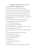 Tải Ôn thi Đại học môn Sinh học có đáp án - Đề số 3 - Để học tốt môn Sinh học lớp 12