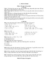 Tải Đề cương ôn tập học kì 2 môn Toán lớp 6 - Tài liệu ôn thi học kì 2 môn Toán lớp 6