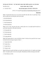 Tải Đề thi thử THPT quốc gia môn GDCD năm 2017 - 2018 trường THPT PTLC II - III Trấn Yên 2 - Yên Bái - Đề thi thử THPT quốc gia môn GDCD có đáp án