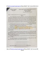 Tải Đề thi thử vào lớp 10 môn Ngữ văn Phòng GD&ĐT Việt Yên năm 2020 (Lần 3) - Đề tuyển sinh vào 10 môn Văn năm 2020 có đáp án