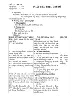 Tải Giáo án bài Phát biểu theo chủ đề - Giáo án điện tử môn Ngữ văn lớp 12