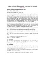 Tải Đề minh họa Ngữ văn năm 2020 - Hướng dẫn giải đề minh họa Ngữ văn 2020