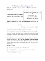 Tải Bộ đề thi giữa học kì 2 lớp 9 môn Ngữ văn - Số 2 - Đề kiểm tra giữa HK II môn Văn lớp 9