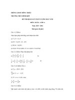 Tải Đề thi khảo sát chất lượng đầu vào môn Toán lớp 6 trường THCS Bình Khê, Đông Triều năm 2015 - 2016 - Đề thi đầu vào môn Toán lớp 6 có đáp án