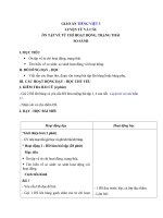 Tải Giáo án Tiếng Việt lớp 3 tuần 12: Luyện từ và câu - Ôn tập về từ chỉ hoạt động, trạng thái. So sánh - Giáo án Luyện từ và câu lớp 3