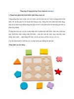 Tải Tổng hợp 10 dạng bài tập Toán chuẩn bị vào lớp 1 - Các bài toán tư duy cho trẻ 5 tuổi