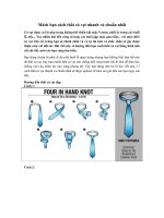 Tải Mách bạn cách thắt cà vạt nhanh và chuẩn nhất - Hướng dẫn cách thắt cà vạt đẹp và độc