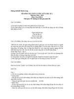 Tải Đề kiểm tra giữa học kì 2 môn Ngữ văn lớp 6 phòng GD&ĐT Bình Giang năm 2014 - 2015 - Để kiềm tra giữa học kì II môn Ngữ văn lớp 6 có đáp án