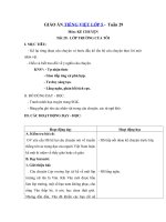 Tải Giáo án Tiếng Việt 5 tuần 29: Kể chuyện - Lớp trưởng lớp tôi - Giáo án Kể chuyện lớp 5