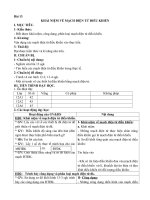 Tải Giáo án Công nghệ 12 bài 13: Khái niệm về mạch điện tử điều khiển - Giáo án điện tử Công nghệ 12