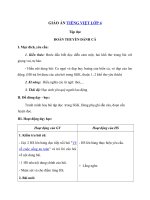 Tải Giáo án Tiếng Việt 4 tuần 24: Tập đọc - Đoàn thuyền đánh cá - Giáo án Tập đọc lớp 4