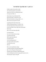 Tải Lời bài hát Tạm biệt nhé - Lyrics Tạm biệt nhé