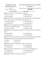 Tải Đề thi thử THPT Quốc gia năm 2017 môn Giáo dục công dân trường THPT Quế Võ số 1, Bắc Ninh (Lần 2) - Đề thi thử THPT Quốc gia 2017 môn GDCD có đáp án