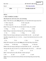 Tải Đề thi giữa học kì 1 môn Địa lý lớp 6 năm 2018 - 2019 - Đề kiểm tra 45 phút môn Địa lý lớp 6