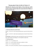 Tải Tổng hợp phím tắt hữu ích nhất trên Windows 10 - Bộ phím tắt mới nhất cho Windows 10