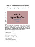 Tải Cách nói chúc mừng năm mới bằng 31 thứ tiếng khác nhau - Tổng hợp những câu chúc mừng năm mới của các nước trên thế giới