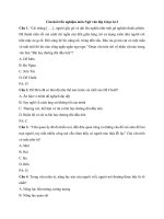 Tải Câu hỏi trắc nghiệm môn Ngữ văn lớp 6 học kì 2 - Câu hỏi trắc nghiệm Ngữ văn lớp 6 có đáp án