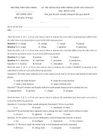 Tải Đề thi thử THPT Quốc gia năm 2017 môn Tiếng Anh có đáp án - Đề 45 - Thư viện Đề thi thử THPT Quốc gia năm 2017 môn Tiếng Anh