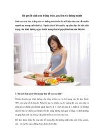 Tải Bí quyết sinh con trắng trẻo, cao lớn và thông minh - Bà bầu ăn gì để con trắng trẻo, thông minh