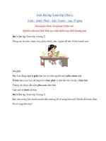 Tải Giải Toán lớp 1 trang 7 sách Cánh Diều - Trên - dưới. Phải - trái. Trước - sau. Ở giữa