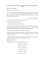 Tải Đề thi học kì 2 lớp 9 môn Ngữ văn trường THCS Lê Khắc Cẩn năm học 2017 - 2018 - Đề thi hk 2 môn Ngữ văn lớp 9 có đáp án