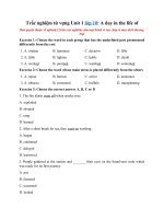 Tải Trắc nghiệm từ vựng Unit 1 lớp 10: A day in the life of hệ 7 năm - Bài tập Từ vựng tiếng Anh lớp 10 Unit 1 A Day in the life of ...