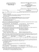 Tải Đề thi thử THPT Quốc gia năm 2017 môn Giáo dục công dân (Đề 2) trường THPT Yên Lạc, Vĩnh Phúc (Lần 1) - Đề thi thử trắc nghiệm tổ hợp Khoa học Xã hội môn GDCD có đáp án