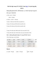 Tải Giải bài tập trang 25, 26 SGK Toán 4: Luyện tập giây, thế kỉ - Giải bài tập Toán lớp 4