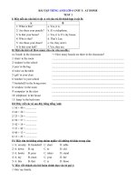 Tải Bài tập Tiếng Anh lớp 6 Unit 3 - Bài tập Tiếng Anh lớp 6 Unit 3: At Home