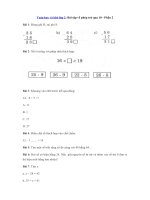 Tải Toán hay và khó lớp 2: Bài tập về phép trừ qua 10 - Phần 2 - Bài toán hay và khó lớp 2