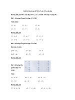 Tải Giải bài tập trang 60 SGK Toán 2: Luyện tập - Giải bài tập Toán lớp 2