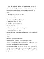 Tải Luyện từ và câu lớp 4: Luyện tập về câu kể Ai là gì? - Giải bài tập SGK Tiếng Việt 4 tập 2