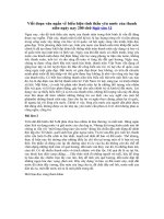 Tải Nghị luận xã hội về biểu hiện tinh thần yêu nước của thanh niên ngày nay - Nghị luận 200 chữ thi THPT Quốc gia