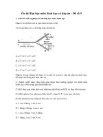 Tải Ôn thi Đại học môn Sinh học có đáp án - Đề số 5 - Để học tốt môn Sinh học lớp 12