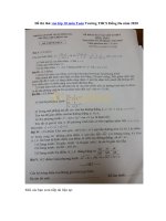 Tải Đề thi thử vào lớp 10 môn Toán Trường THCS Đống Đa năm 2020 - Đề tuyển sinh vào 10 môn Toán năm 2020