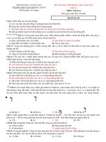 Tải Đề thi thử THPT quốc gia môn Vật lý năm 2018 trường THPT chuyên Bắc Giang (Lần 2) - Đề thi thử THPT quốc gia môn Vật lý có đáp án
