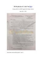 Tải Đề thi giữa học kì 1 môn Ngữ Văn lớp 6 trường THCS và THPT Nguyễn Tất Thành, Hà Nội năm 2018 - 2019 - Đề kiểm tra giữa học kì 1 môn Văn lớp 6 có đáp án