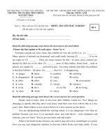 Tải Đề thi thử THPT Quốc gia năm 2017 môn Tiếng Anh THPT Nguyễn Trãi, Yên Bái có đáp án (4) - Đề thi thử Đại học môn Tiếng Anh năm 2017 có đáp án