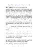 Tải Đáp án đề thi vào lớp 10 môn Văn tỉnh Hải Phòng năm 2019 - Đề thi vào lớp 10 môn Văn Lạng Sơn 2019 có đáp án