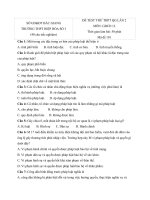 Tải Đề thi thử THPT Quốc gia năm 2017 môn Giáo dục công dân trường THPT Hiệp Hòa số 3, Bắc Giang (Lần 2) - Đề thi thử THPT Quốc gia 2017 môn GDCD có đáp án