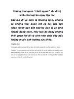 Tải Những thói quen “chết người” khi đi vệ sinh cần loại bỏ ngay lập tức - Những sai lầm khi đi vệ sinh cần loại bỏ ngay